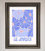 Le Jardin Blue Framed Poster - Hi Society