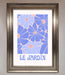 Le Jardin Blue Framed Poster - Hi Society