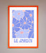 Le Jardin Blue Framed Poster - Hi Society