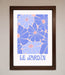 Le Jardin Blue Framed Poster - Hi Society