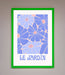 Le Jardin Blue Framed Poster - Hi Society