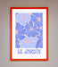 Le Jardin Blue Framed Poster - Hi Society