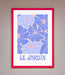 Le Jardin Blue Framed Poster - Hi Society