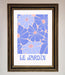 Le Jardin Blue Framed Poster - Hi Society