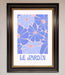 Le Jardin Blue Framed Poster - Hi Society