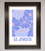 Le Jardin Blue Framed Poster - Hi Society
