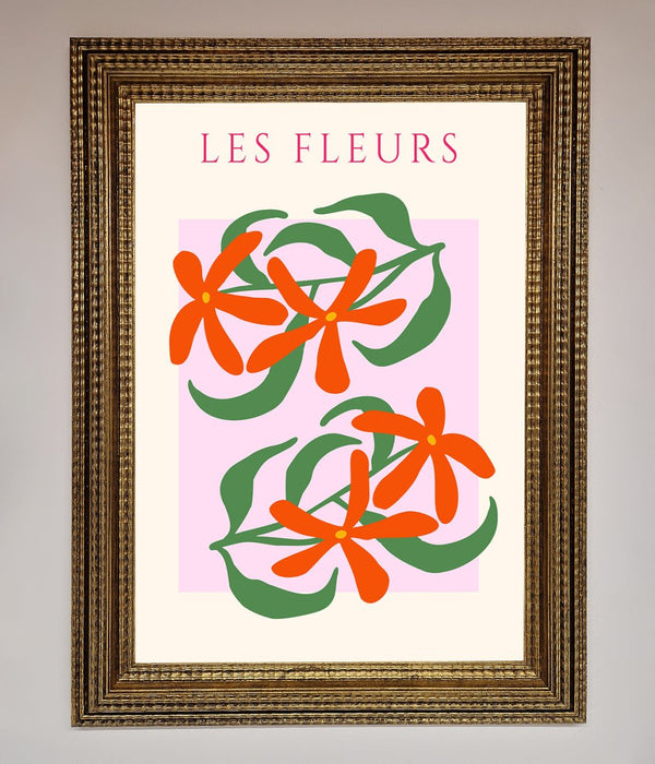 Les Fleurs Framed Print - Hi Society