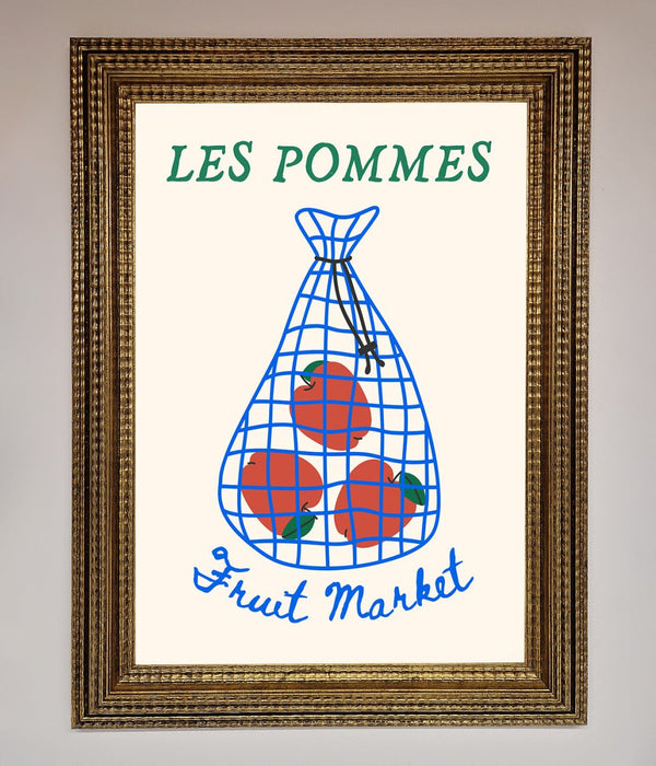 Les Pommes Framed Print - Hi Society