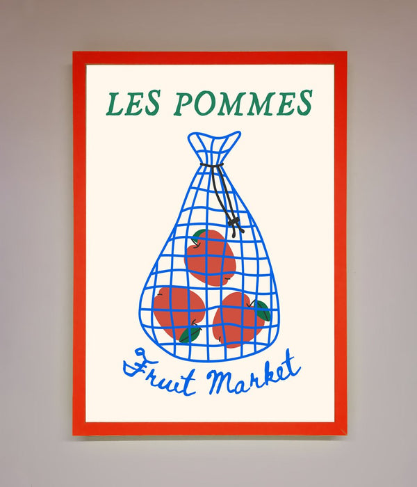 Les Pommes Framed Print - Hi Society