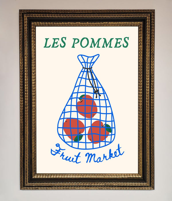 Les Pommes Framed Print - Hi Society