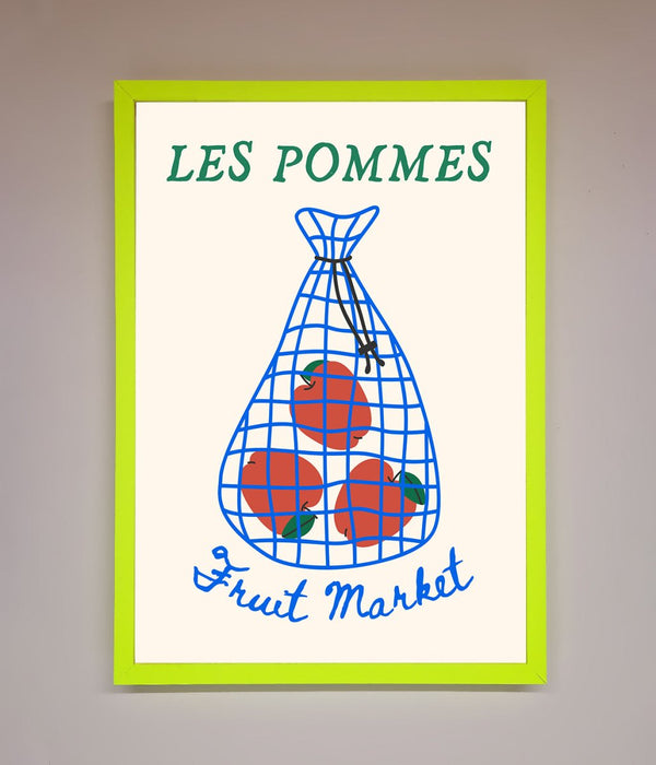 Les Pommes Framed Print - Hi Society