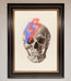 Lightning Skull Framed Print - Hi Society