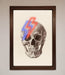Lightning Skull Framed Print - Hi Society