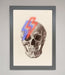 Lightning Skull Framed Print - Hi Society