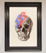 Lightning Skull Framed Print - Hi Society