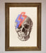 Lightning Skull Framed Print - Hi Society