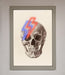 Lightning Skull Framed Print - Hi Society