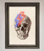Lightning Skull Framed Print - Hi Society