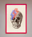 Lightning Skull Framed Print - Hi Society