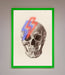 Lightning Skull Framed Print - Hi Society