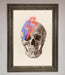 Lightning Skull Framed Print - Hi Society