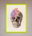 Lightning Skull Framed Print - Hi Society