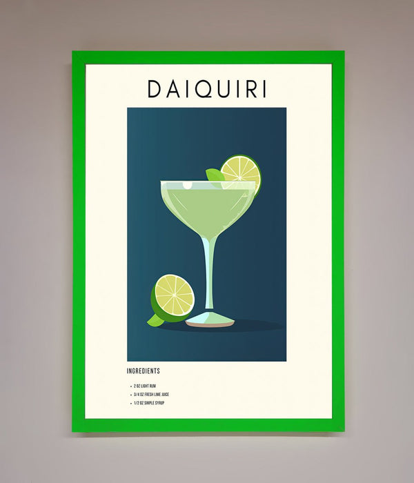 Lime Daiquiri Framed Poster - Hi Society