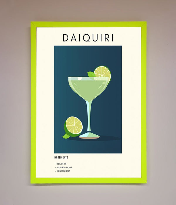 Lime Daiquiri Framed Poster - Hi Society