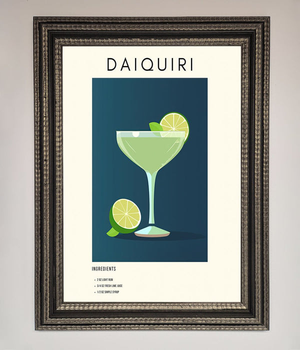 Lime Daiquiri Framed Poster - Hi Society