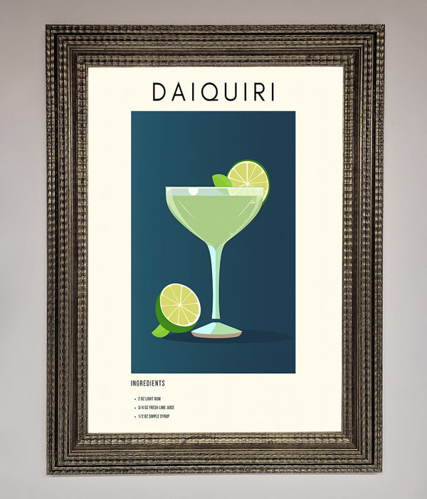 Lime Daiquiri Framed Poster - Hi Society