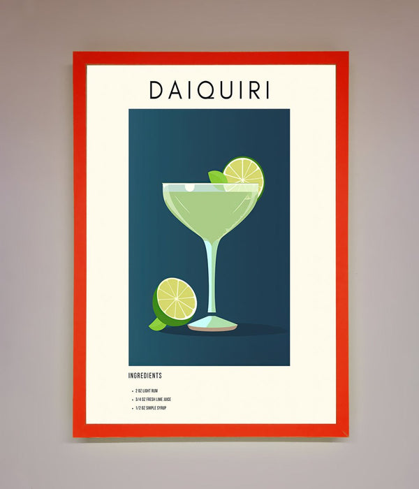 Lime Daiquiri Framed Poster - Hi Society