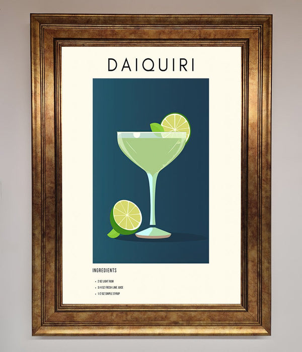 Lime Daiquiri Framed Poster - Hi Society