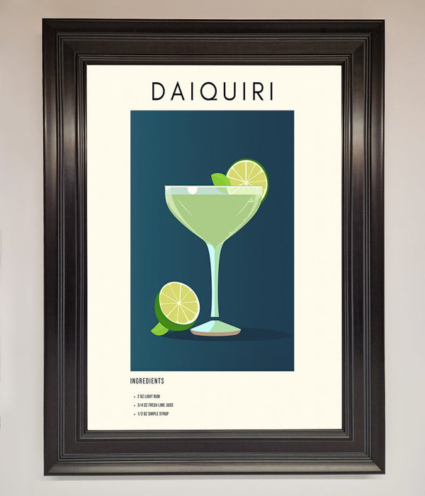 Lime Daiquiri Framed Poster - Hi Society