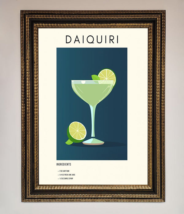 Lime Daiquiri Framed Poster - Hi Society