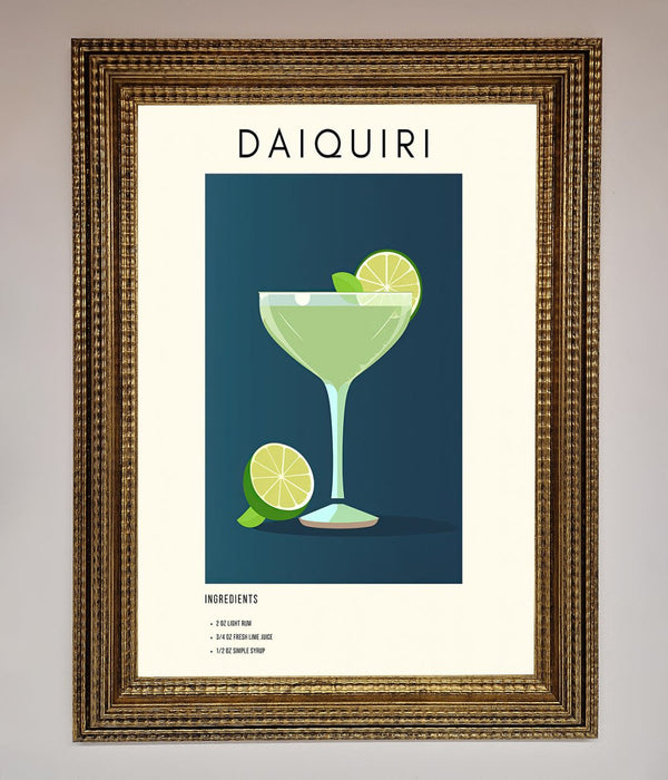 Lime Daiquiri Framed Poster - Hi Society