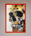Liquid Gold Skull Framed Print - Hi Society