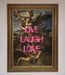 Live Laugh Love Quote Framed Poster - Hi Society
