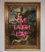 Live Laugh Love Quote Framed Poster - Hi Society