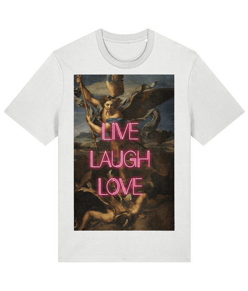 Live Laugh Love Quote Tee - Hi Society