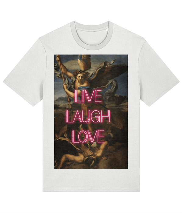 Live Laugh Love Quote Tee - Hi Society