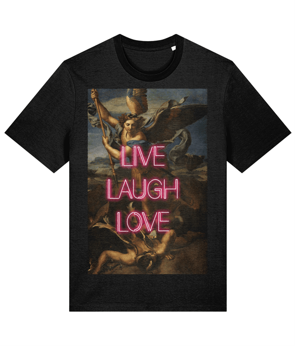 Live Laugh Love Quote Tee - Hi Society