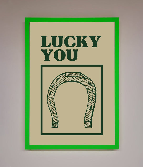 Lucky You Framed Wall Art - Hi Society