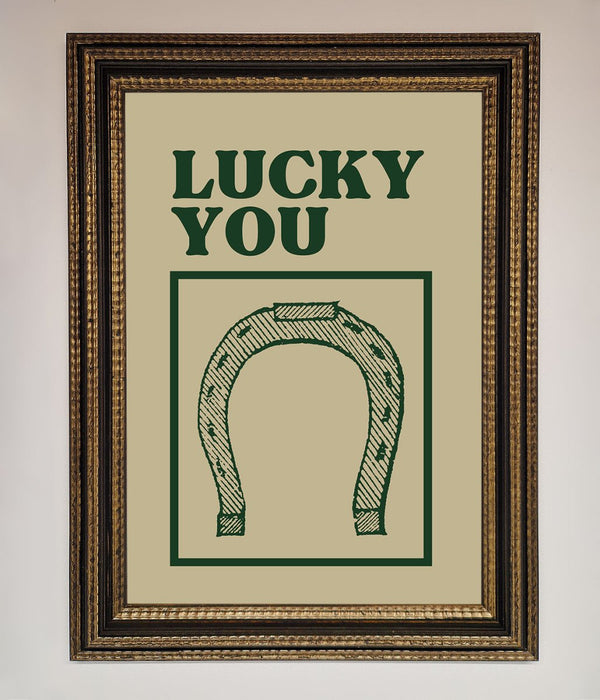 Lucky You Framed Wall Art - Hi Society