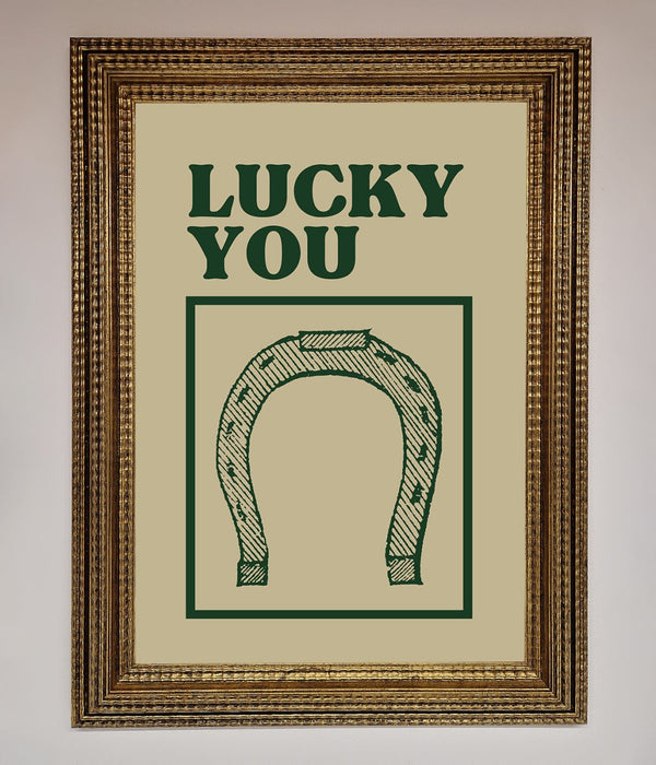 Lucky You Framed Wall Art - Hi Society