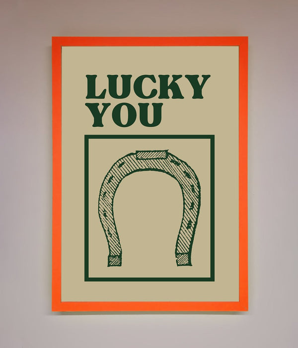 Lucky You Framed Wall Art - Hi Society
