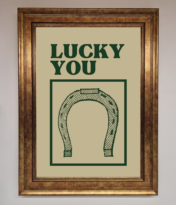 Lucky You Framed Wall Art - Hi Society