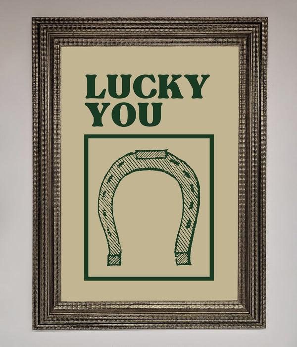 Lucky You Framed Wall Art - Hi Society
