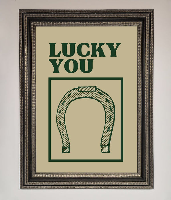 Lucky You Framed Wall Art - Hi Society