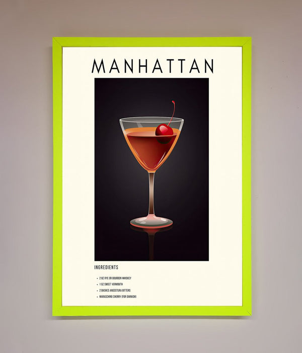 Manhattan A1 Framed Print - Hi Society