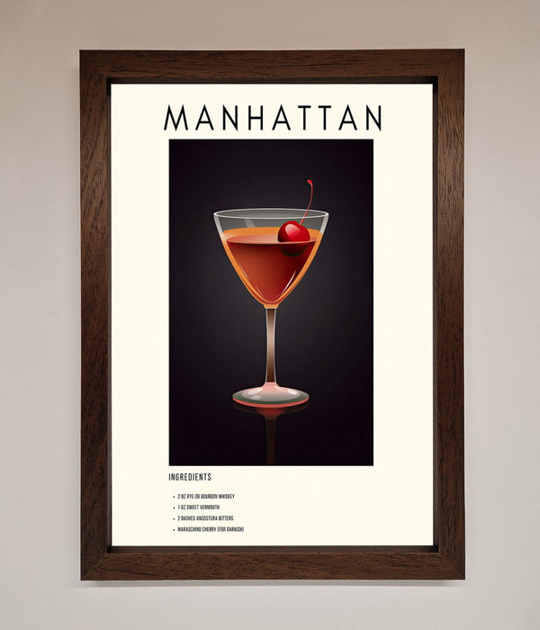 Manhattan A1 Framed Print - Hi Society